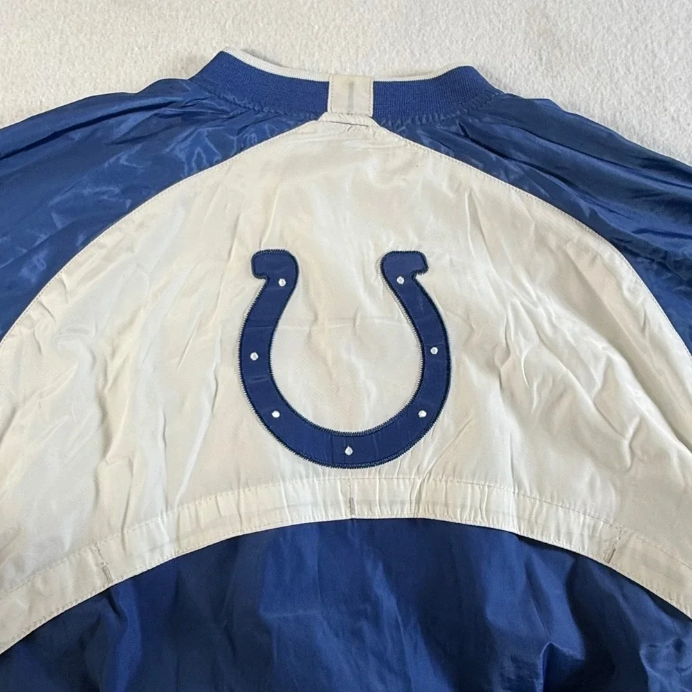 Reebok Windbreaker Kids Medium 10/12 NFL Team Apparel Colts Blue